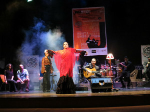 Actuación de 'Cruzaos Flamencos' en el Festival. 