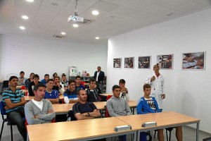 Los chavales se han quedado sorprendidos con el término entrenamiento invisible.