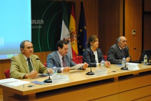 Jesús Jiménez, Antonio Pantón y Carmen Álvarez.