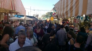 Ambiente de la Feria de Gibraleón 2013. 