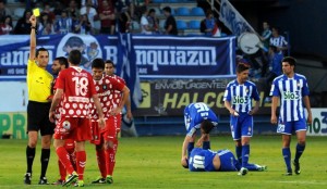 El Recre no ha tenido demasiada fortuna en sus visitas a El Toralín. / Foto: www.infobierzo.com.