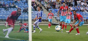 El Recre creó muchas ocasiones, en especial en el primer tiempo. / Foto: Josele Ruiz.