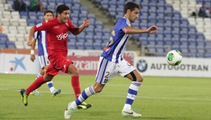 Los únicos minutos de Álvaro Vega esta temporada han sido en la Copa. / Foto: Josele Ruiz.