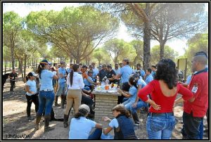 Salida a caballo de Ayamonte. 