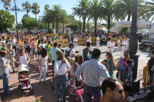 El taekwondo fue el protagonista de una de las exhibiciones. 