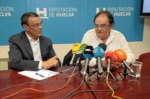 Ignacio Caraballo y José María García en rueda de prensa.