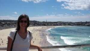 Marta Blanco en Bondi Beach.