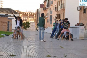 Gymkana celebrada por ESN Huelva. 