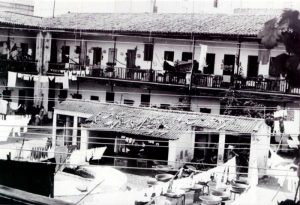 Casa de vecinos 'Brasil Chico', situada en las inmediaciones de la Plaza Niña.