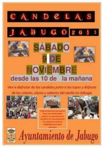 Cartel de Las Candelas de Jabugo.