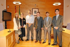 Visita del consejero a las instalaciones judiciales de La Palma.