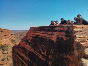 Con amigos en el King Canyon. 