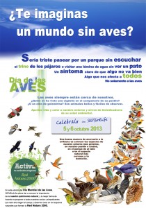 Cartel de la conmemoración del Día Mundial de la Aves. 