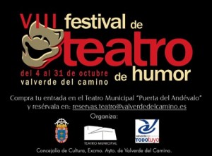 Cartel del VIII Festival Teatro de Humor.