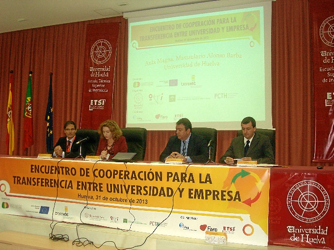 Inauguración del Encuentro en la Universidad de Huelva.