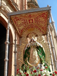 La Virgen de Montemayor, patrona de Moguer. 