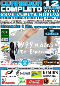 Cartel de la XXVII Vuelta a Huelva del próximo sábado.