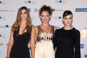 Las actrices Norma Ruiz, Eva Almaya y Natalia de Molina.