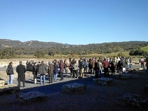 Los asistentes a las Jornadas han visitado Turóbriga.