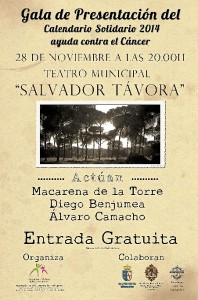 Cartel de la gala 'Adelante'.