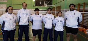 Formación del CD Bádminton, que ha accedido a los cuartos de final de la Liga Andaluza.