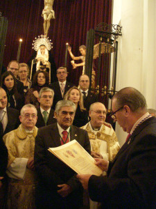 Acto después de la misa. 