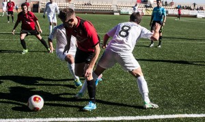 Canito fue el mejor del Ayamonte en el partido ante el Pozoblanco. / Foto: J. Losa.