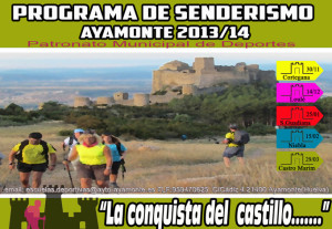 Cartel anunciador del Programa de Senderismo de Ayamonte.