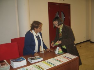 Celebración de la charla sobre Diabetes en Bonares. 