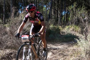 Juan Pedro Trujillo, ganador de la prueba, en pleno esfuerzo. / Foto: J. Losa.