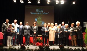 Uno de los momentos de la Gala 'Amigos de la cultura' de Aljaraque.