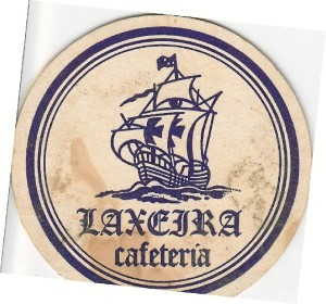 Posavasos Cafetería 'Laxeira'.