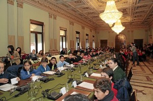 Un total de 27 menores han participado en el Pleno Infantil. 