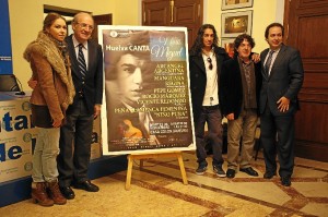 Varios de los cantante que actuarán en la gala estuvieron presentes en la presentación. / Foto: José Carlos Palma