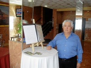 Manuel Domínguez, jefe de sala de Palace Catering.