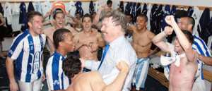 Fue en la campaña 2005-06 cuando el Recre pudo celebrar un ascenso en Soria.