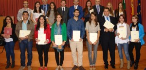 Alumnos premiados con el 'Sapere Aude' 2013.