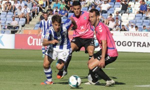 Álvaro Antón, de momento es baja para el duelo ante el Deportivo. / Foto: Josele Ruiz.