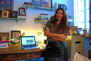 Rocío Muñoz, participante de 'Código Emprende' con su tienda 'La Real Fábrica'.