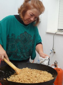 La migas hizo las delicias de los asistentes. 