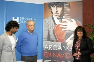 Presentación del concierto de Arcángel.