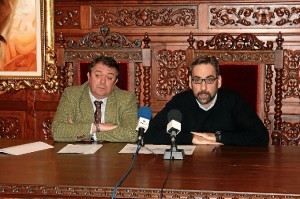 Eduardo Muñoz y Antonio Rodríguez en rueda de prensa.