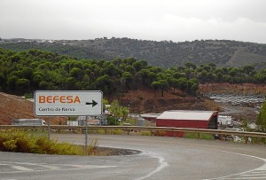 Entrada al Centro de Nerva.