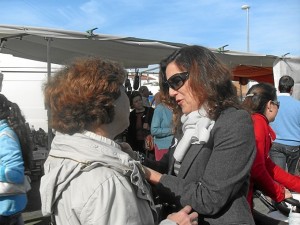 Los bollulleros muestran su solidaridad.