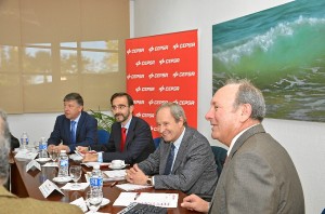 Carmelo Romero, Alfonso Escámez, José Ignacio Llorens y Rafael Martínez-Cañavate.