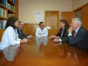 Un momento del encuentro del Hospital Juan Ramón Jiménez. 