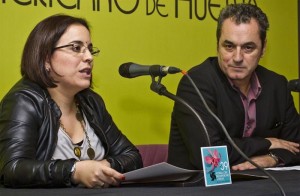 Pastora López y Eduardo Trías, en rueda de prensa.