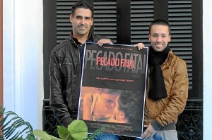 El director y el protagonista de 'Pecado Fatal', Luis Diogo y Miguel Meira.