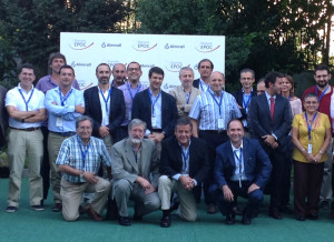 Foto de familia del Grupo EPOC, en el que se encuentra el enfermero del Centro de Salud del Torrejón.