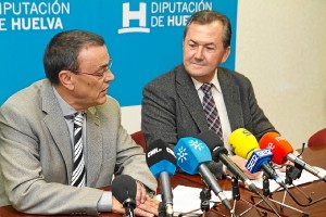 Ignacio Caraballo y Gonzalo Rodríguez en rueda de prensa.